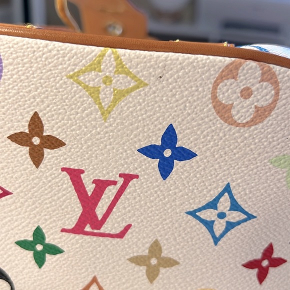 LOUIS VUITTON Murakami White Multicolor Theda GM Bag Limited edition - Picture 14 of 16